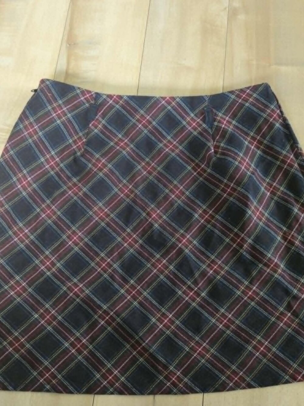 Vintage Tracy Evans Limited Plaid Mini Skirt USA Made Y2K Dark Academia Grunge J